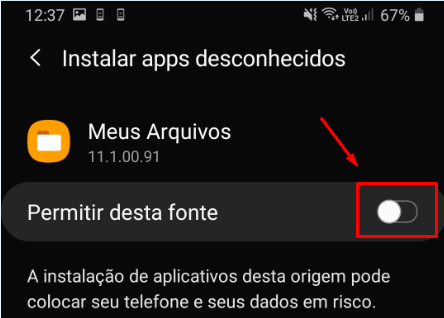 Passo 3 da instalação do App Liberal Vibe