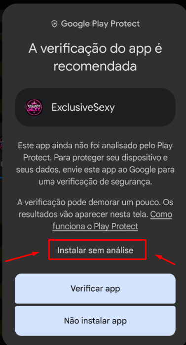 Passo 5 da instalação do App Liberal Vibe