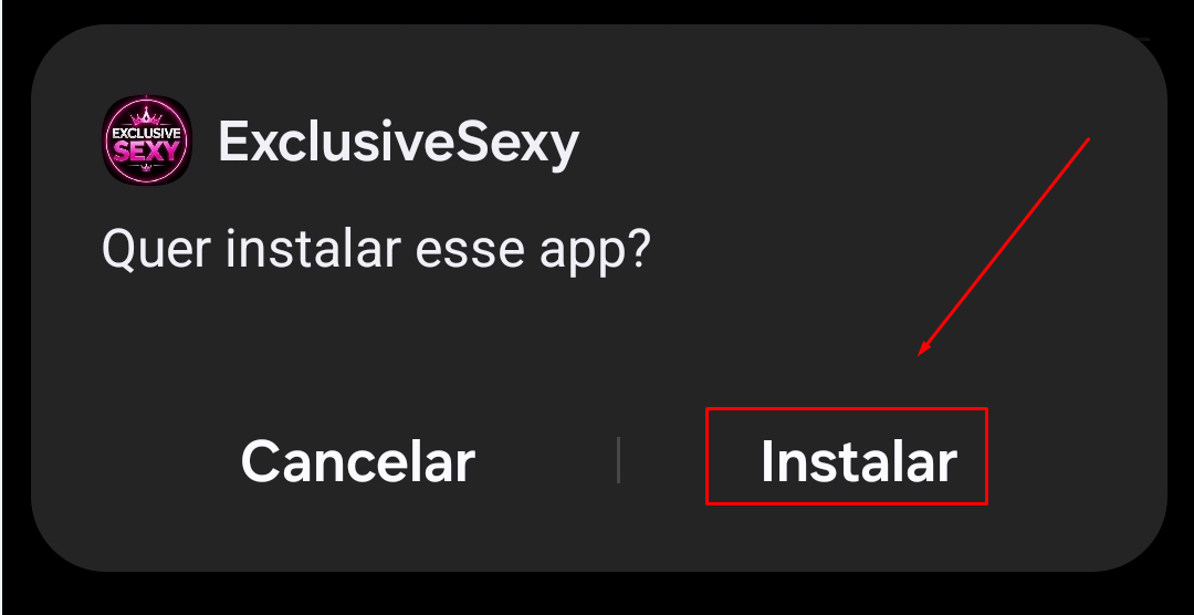 Passo 8 da instalação do App Liberal Vibe